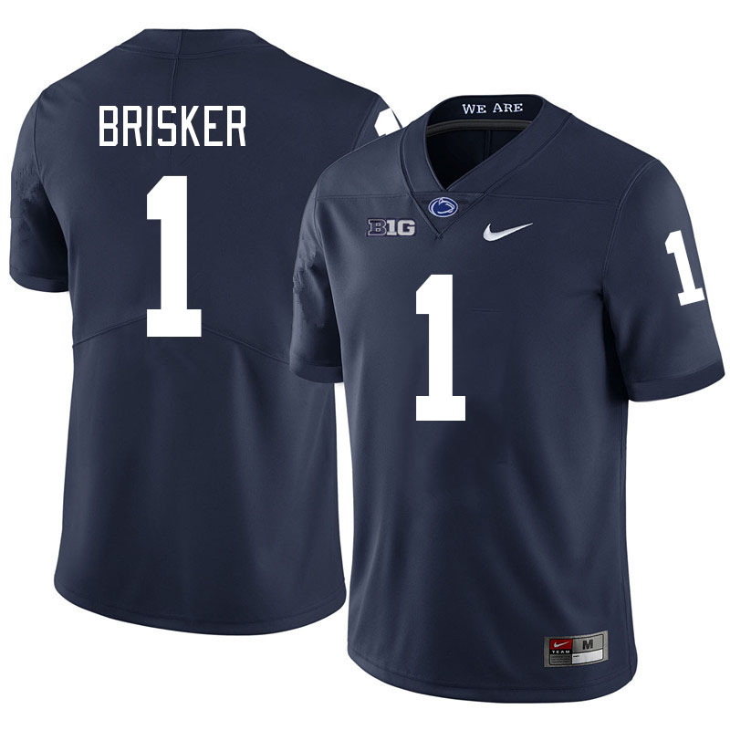 Penn State Nittany Lions #1 Jaquan Brisker College Football Jerseys Stitched Sale-Navy